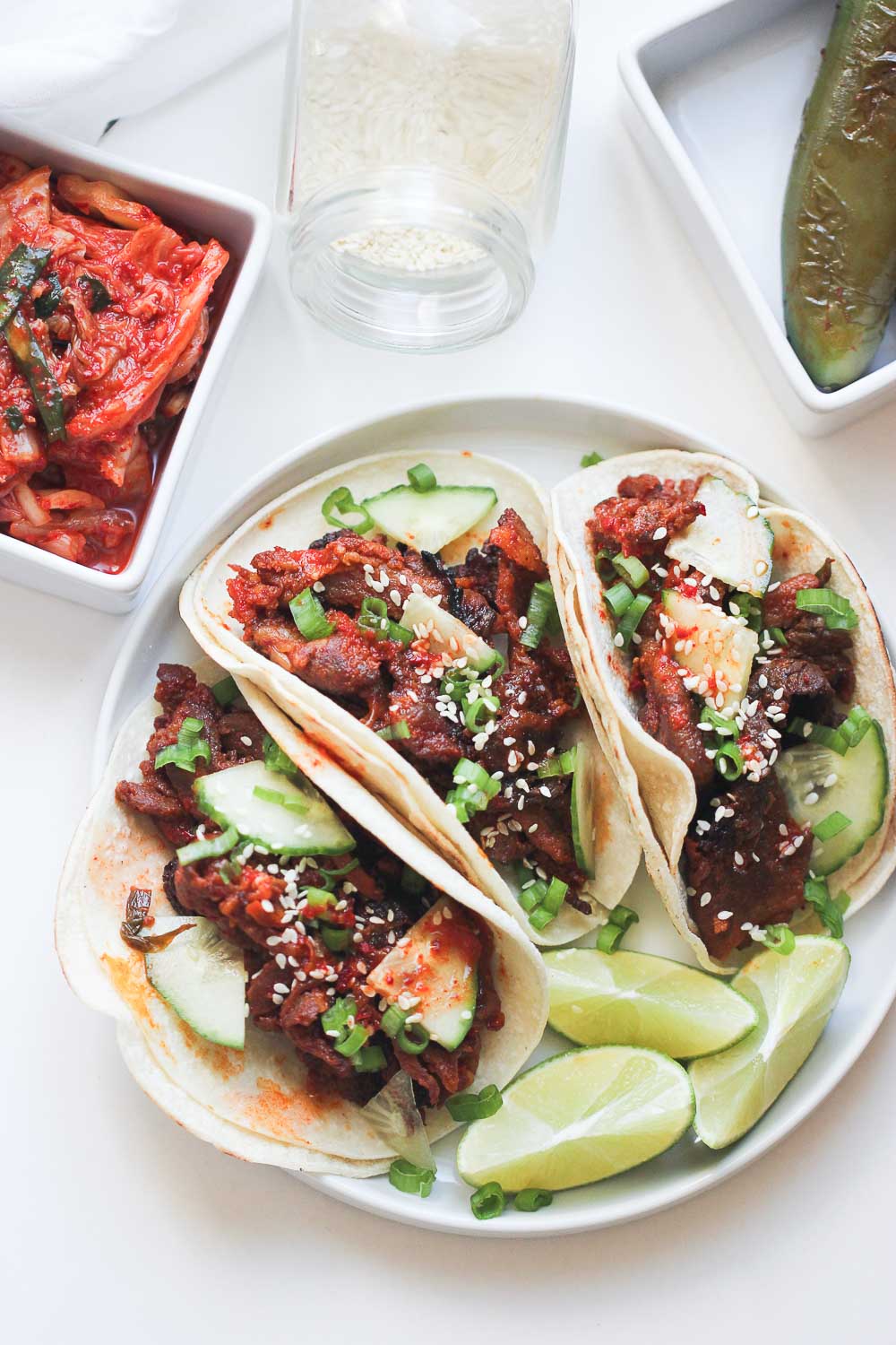 Make the best tacos of your life with these Korean pork tacos!