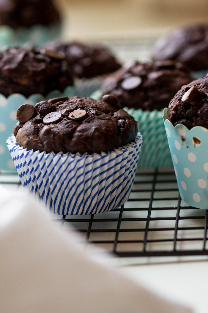 Dark Chocolate Zucchini Muffins (5 of 5)