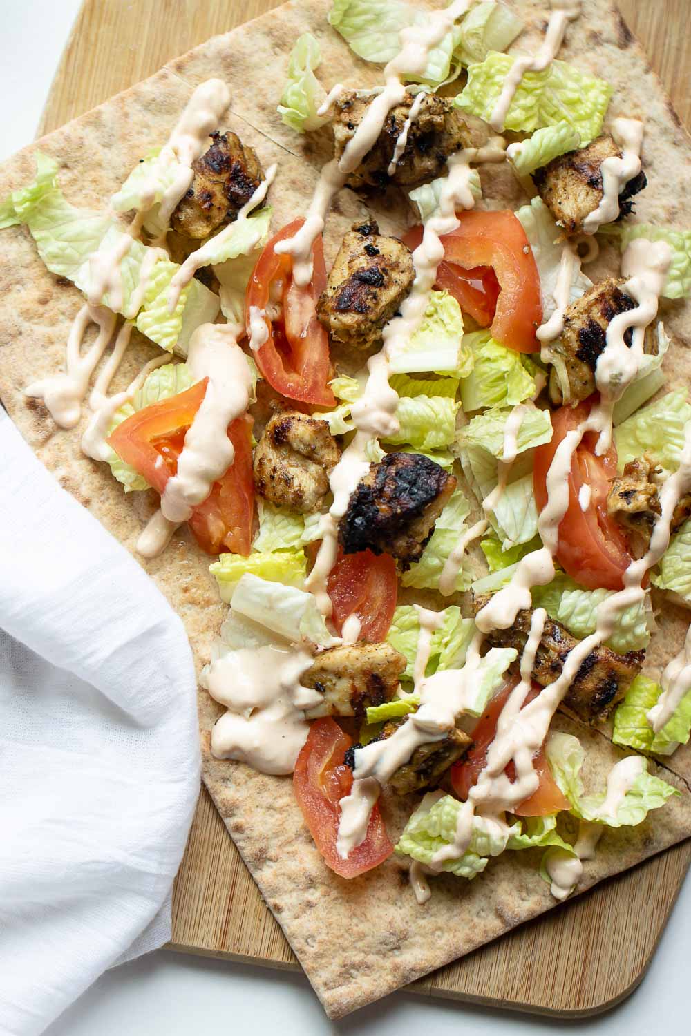 Chicken Shawarma Lavash. Full of spice and easy to make!