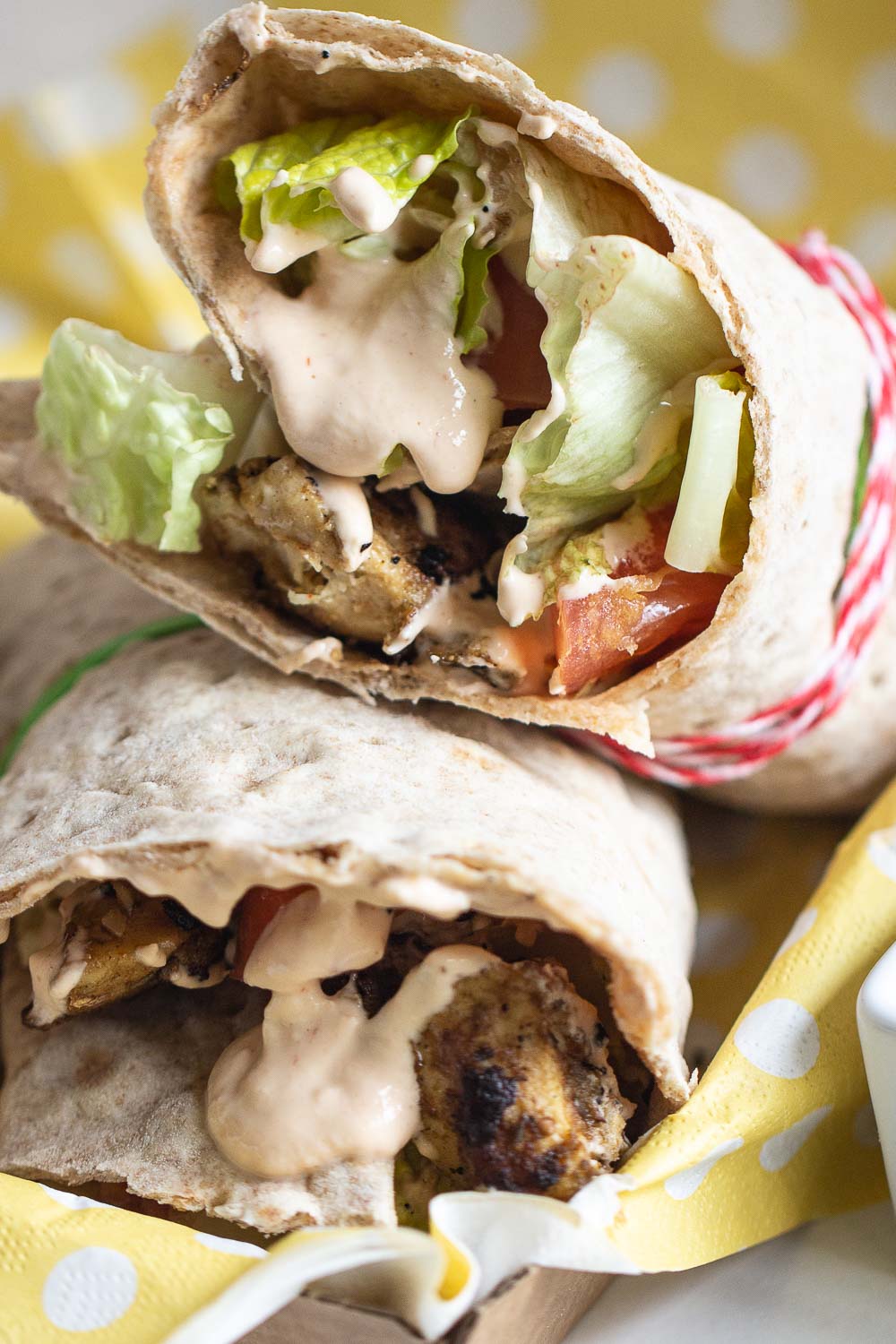 If you are looking for an easy yet delicious dish that you can prep ahead of time, you are going to love this Chicken Shawarma Lavash. This is wonderful for lunch or dinner any night of the week.