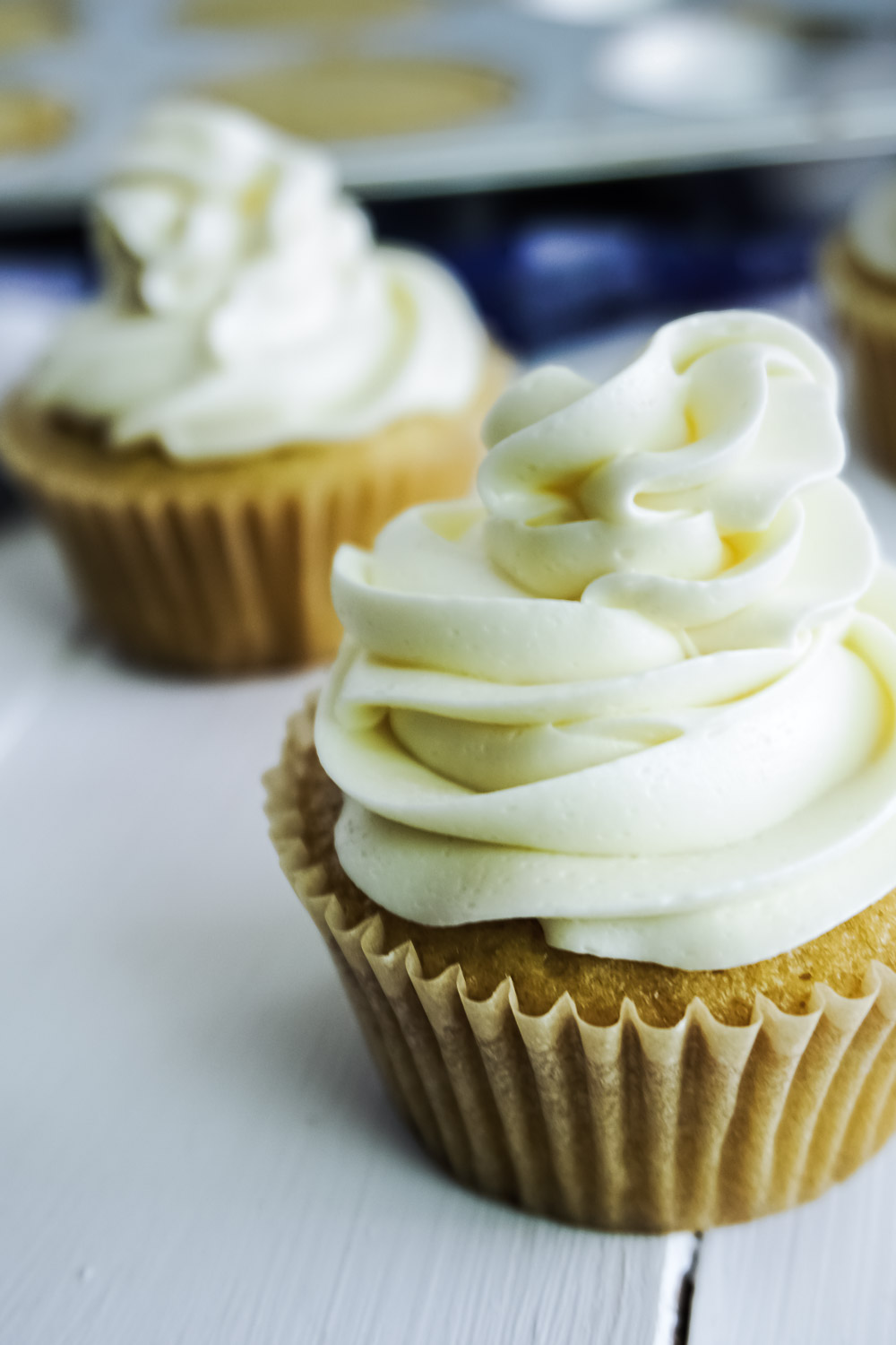 Vegan Vanilla Cupcakes. 1 Bowl and less than 1 hour. And with just a few, basic ingredients needed, these cupcakes could not be easier to make. They’re so delicious you’d never be able to tell they’re vegan.