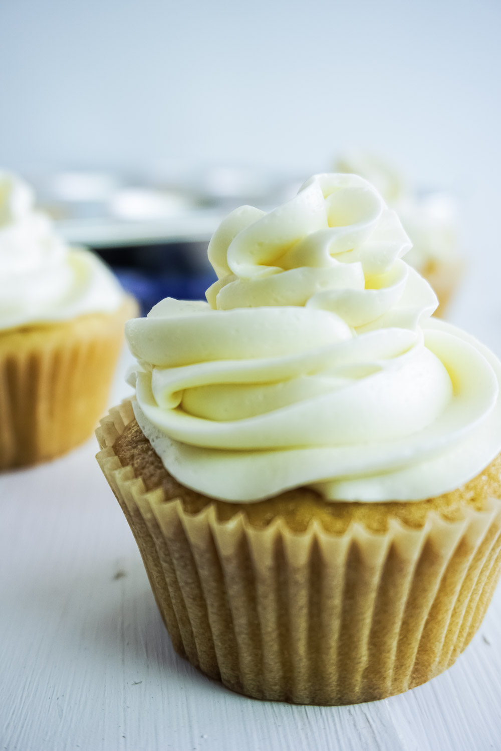 Vegan Vanilla Cupcakes. 1 Bowl and less than 1 hour. And with just a few, basic ingredients needed, these cupcakes could not be easier to make. They’re so delicious you’d never be able to tell they’re vegan.