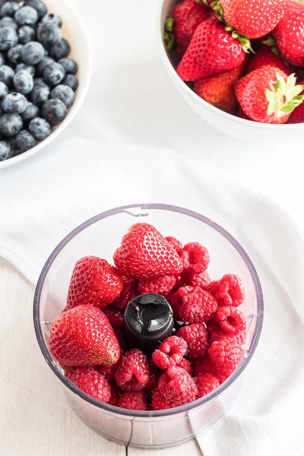 Keto Berry Cheesecake Salad. A cool and refreshing low carb and keto lemon berry fluff that is perfect for summer!