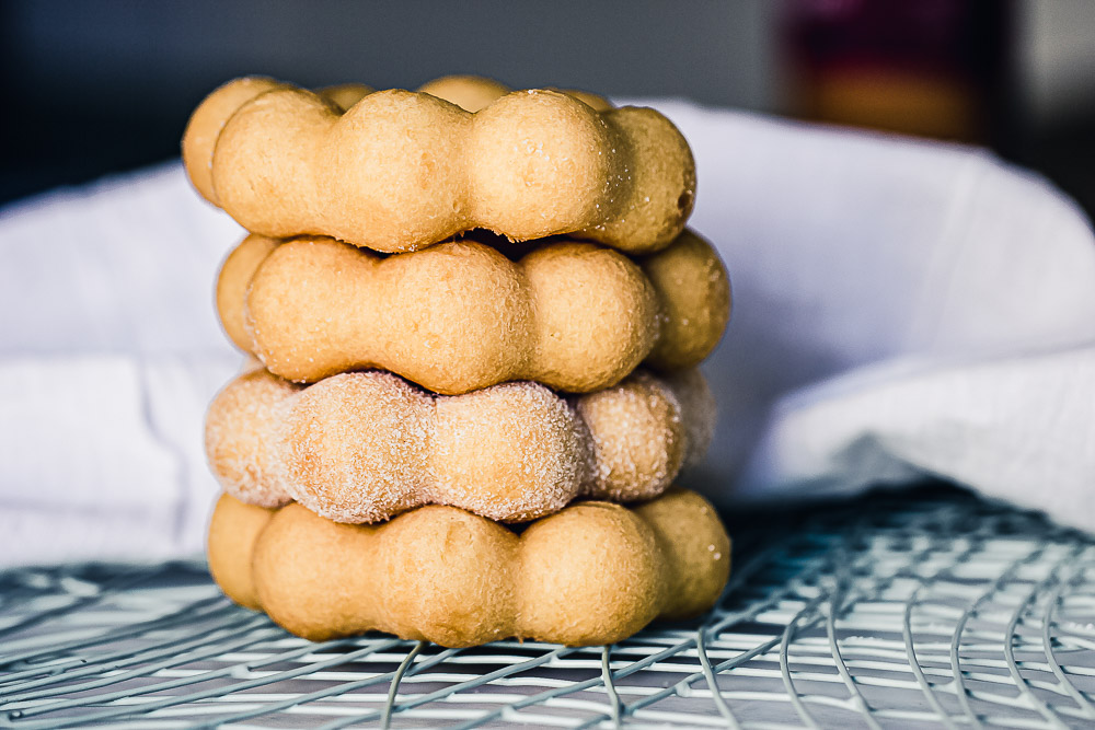 Mochi Donut. These are super delicious and highly addictive! For those of you yet to be introduced to mochi, allow me to lead you to this new journey that will make your taste buds dance.