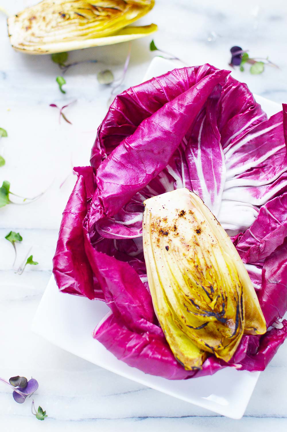 Radicchio and Endive Salad - so fresh, refreshing, and colorful!