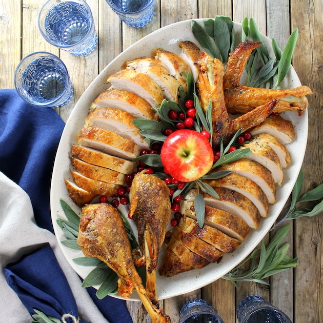 This Foolproof Thanksgiving Turkey Recipe is an unbelievably easy and amazingly reliable way to cook your turkey!  If you’ve been wondering how to make Thanksgiving turkey juicy, tender, and flavorful every time… you’ve come to the right place.