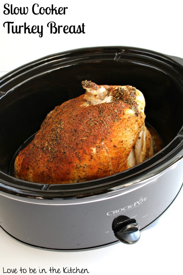 Slow Cooker Turkey Breast- Moist, tender, full of flavor and so easy to prepare! Instructions included for making a delicious gravy from the drippings!