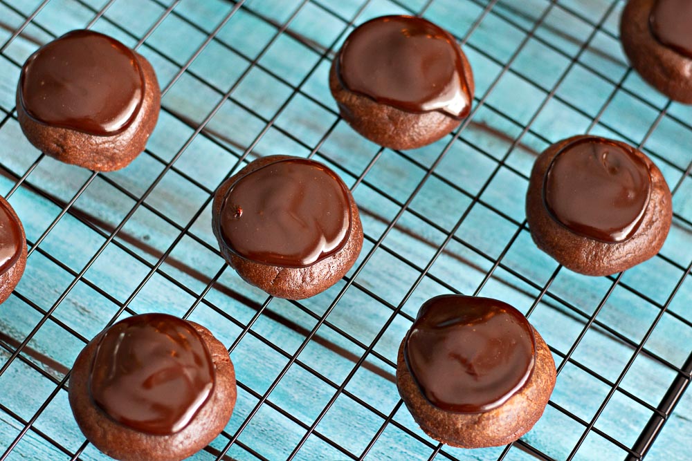 Chocolate Ganache Cookies make a delicious treat. Seriously fudgy, rich and the most decadent chocolate cookies. It’s what a chocaholic’s dreams are made of.