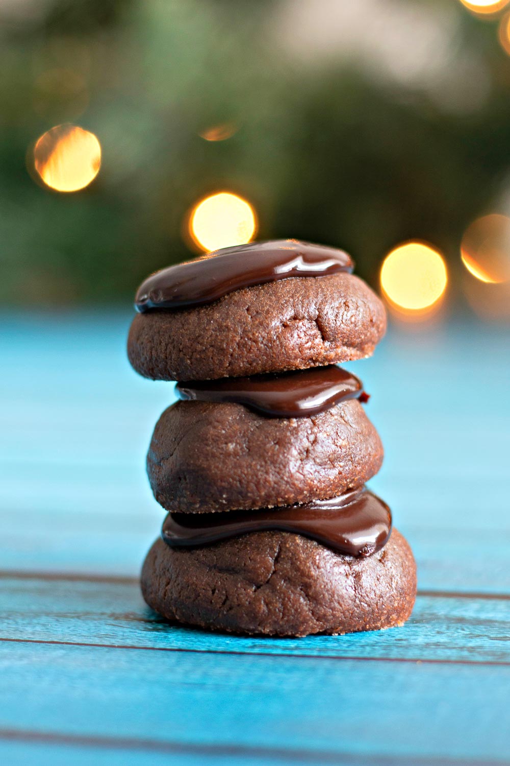 Chocolate Ganache Cookies make a delicious treat. Seriously fudgy, rich and the most decadent chocolate cookies. It’s what a chocaholic’s dreams are made of.