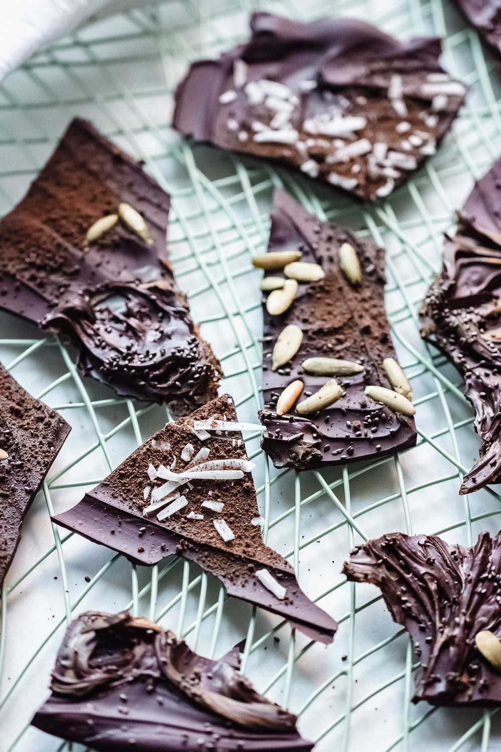 Dark chocolate bark thins is one of the easiest and quickest treat to make with chocolate. The possibilities are practically endless! Make them for yourself (definitely do this), or make them as gifts for family & friends.