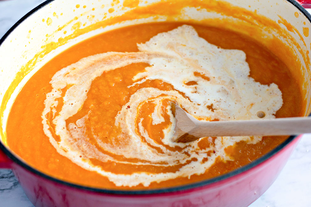 This Easy Butternut Squash Soup is unbelievably creamy, satisfying, and so flavorful. Truly the best homemade butternut squash soup that you can enjoy all winter long!
