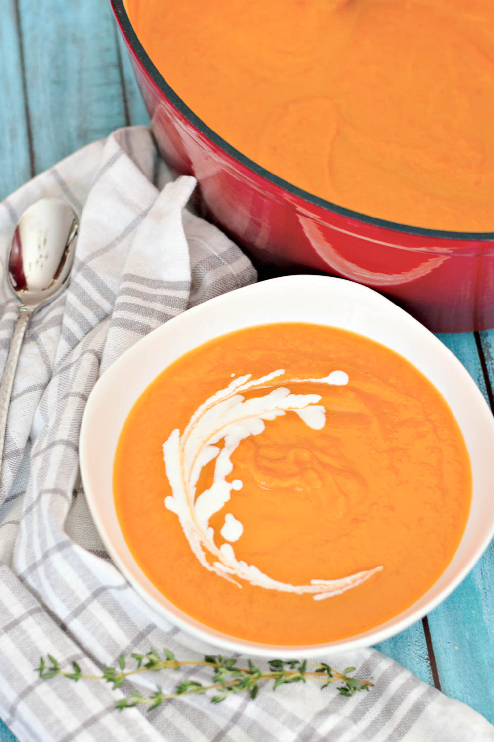 This Easy Butternut Squash Soup is the perfect comfort food.
