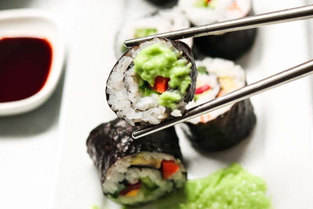 Want to learn how to roll easy vegan sushi roll? This is a recipe for you!