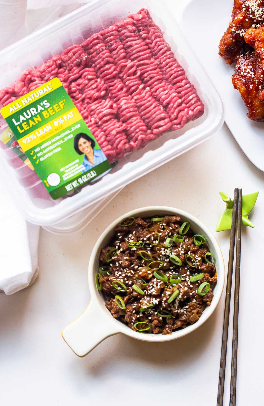 This Easy Ground Beef Bulgogi Recipe is the true definition of comfort in a bowl and will quickly find its way into your regular meal rotation. Add your favorite veggies on the side and a fried egg on top of a bed of rice for quick and easy bulgogi bowl. In short, this meal is your new BFF.